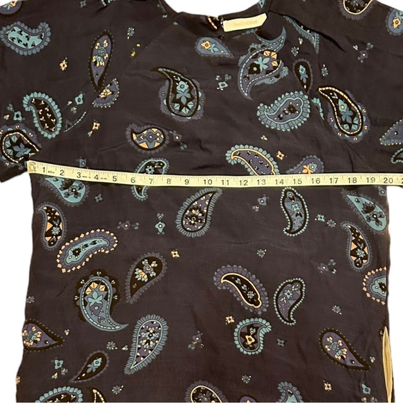 See by Chloe Navy Paisley Shift Dress with Pockets - Picture 8 of 8